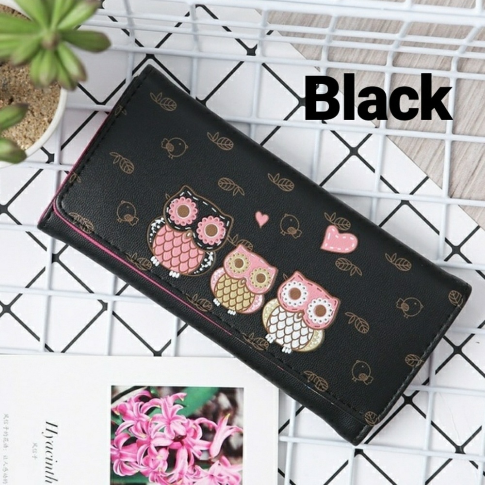 Women's Owl Wallet - Picture 3 of 5